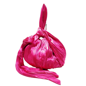 Giorgio Armani Pink Satin Evening Bag EUC